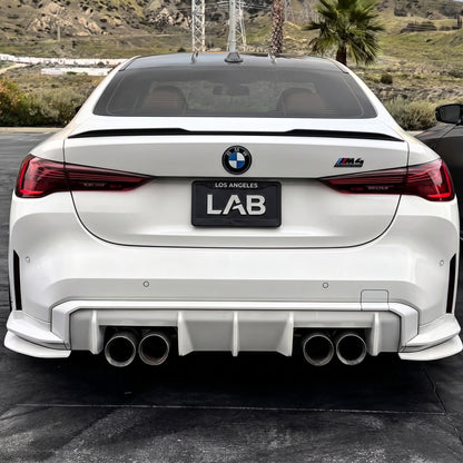 G82 M4 Carbon Fiber Rear Splitter/Spat Extensions