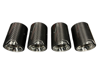 Carbon Fiber Exhaust Tips for F80 M3, F82/F83 M4 and F87 M2 Comp
