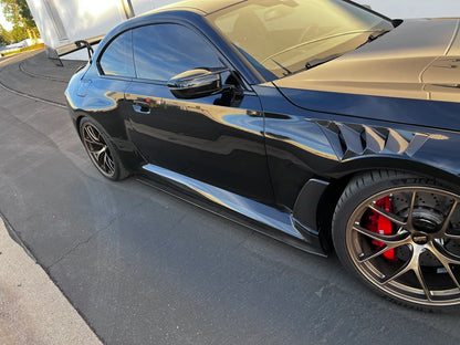 G87 BMW M2 Pre-Preg Carbon Side Skirt Extensions