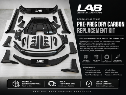 992 911 GT3RS Carbon Replacement Kit
