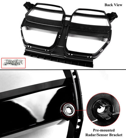 G8X M3 / M4 Gloss Black ABS Grill ST Style