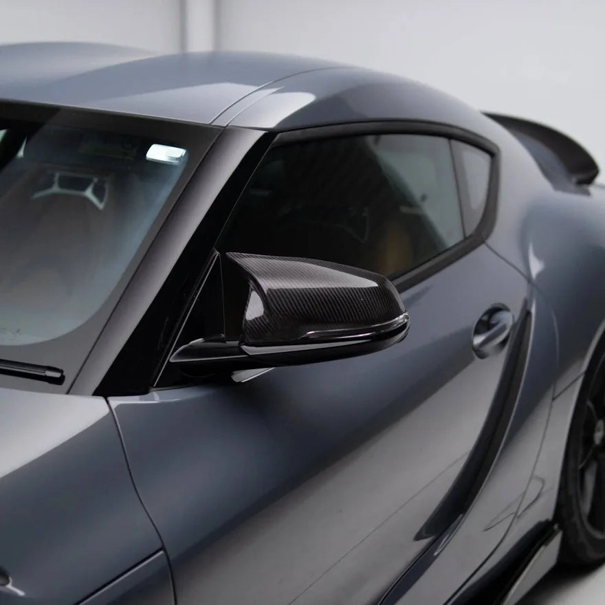 A90 Supra Dry Carbon Mirror Caps M Style