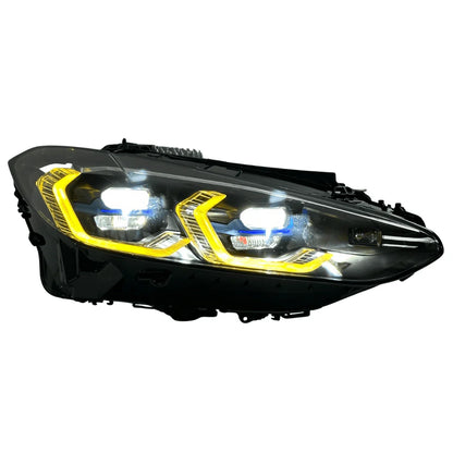 G8X G22 BMW Angel Eyes Headlights CSL Yellow/White 2021-2026