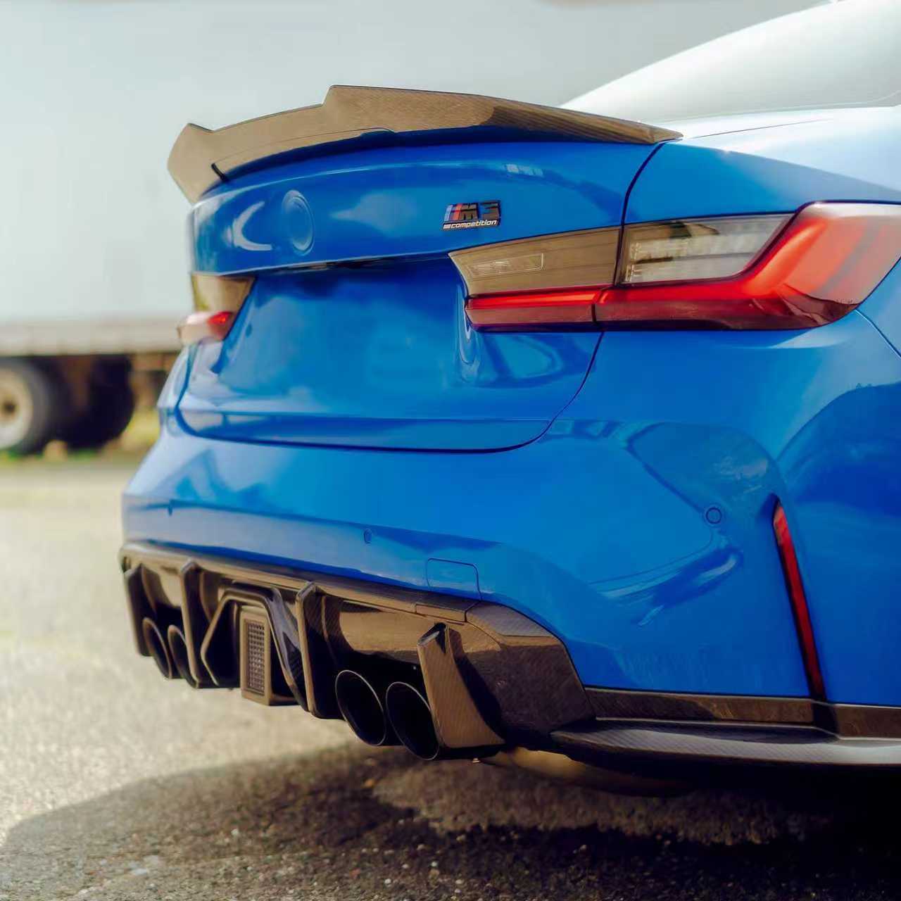 G8X M3 | M4 F1 Rear Dry Carbon Diffuser w/ Light