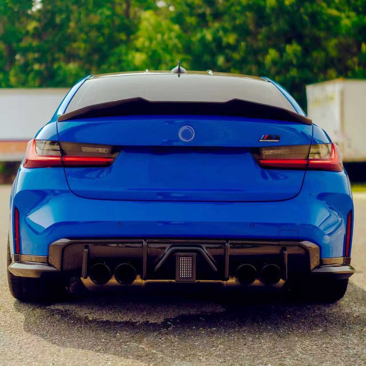 G8X M3 | M4 F1 Rear Dry Carbon Diffuser w/ Light