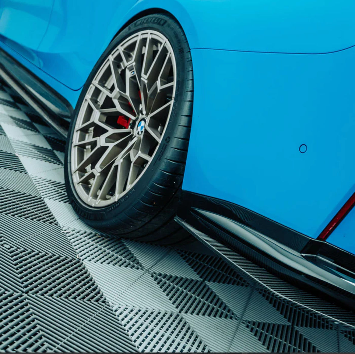 G80 M3 Extensions Carbon Fiber Rear Splitter Diffuser Side