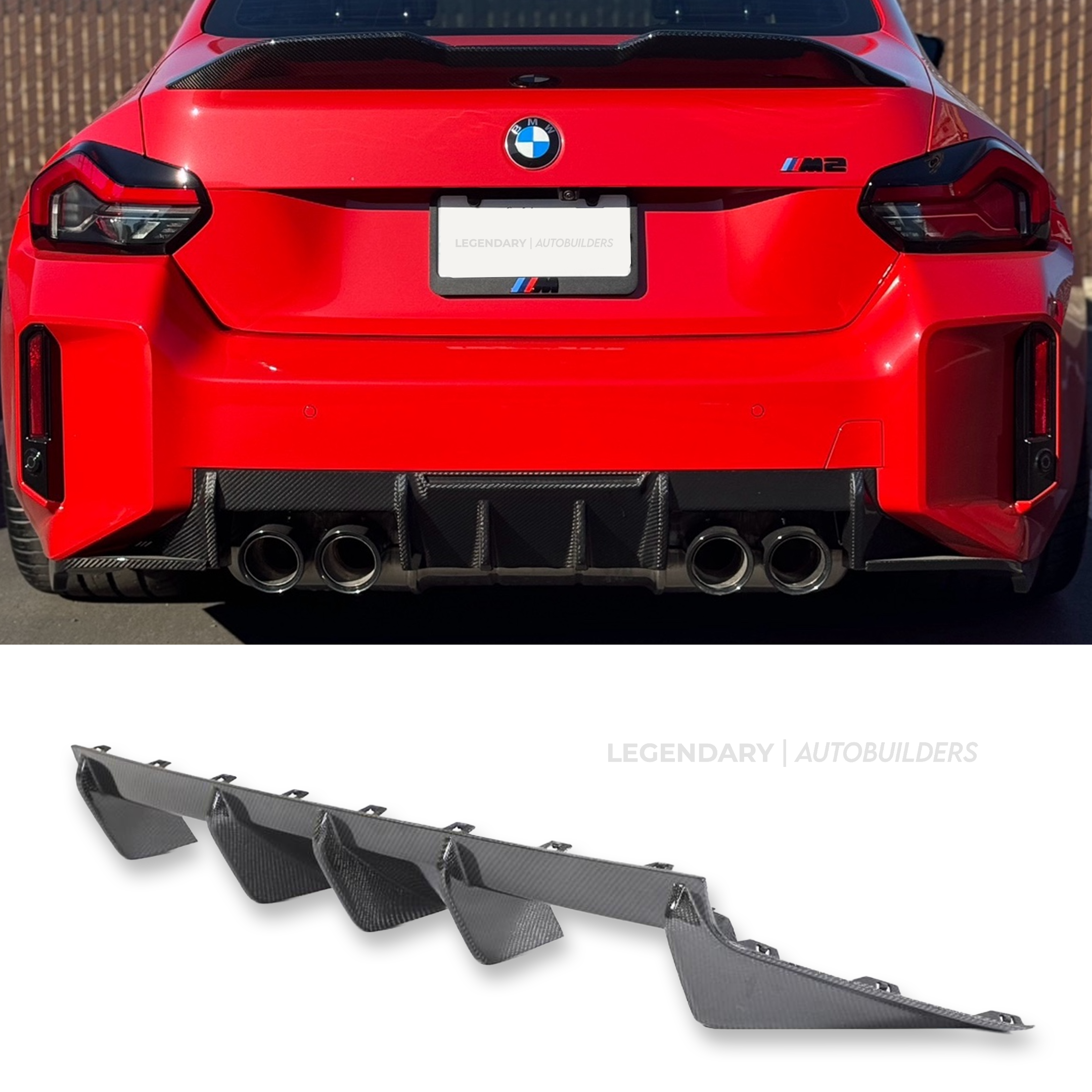 G87 M2 MP Style Rear Diffuser