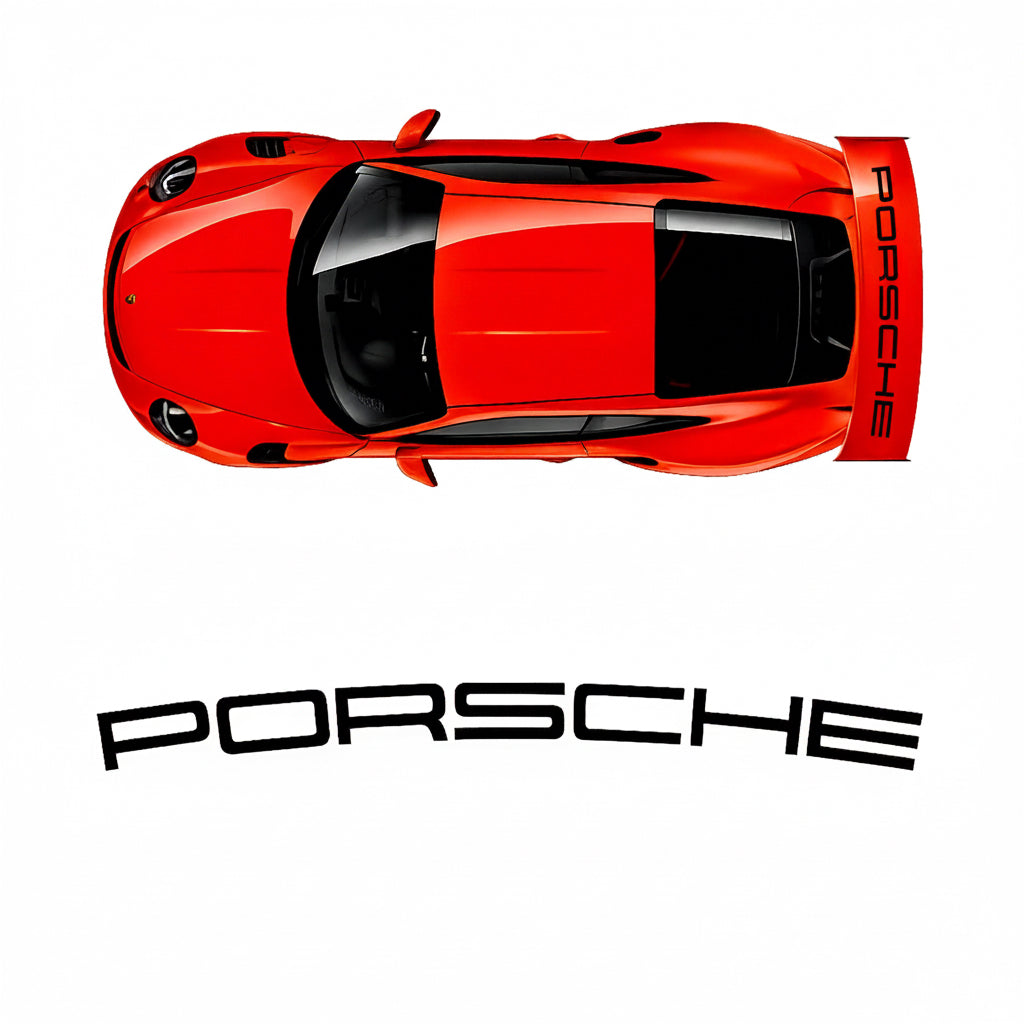 Porsche 991 GT3 RS Rear Wing Decal – OEM Style “PORSCHE” Graphic