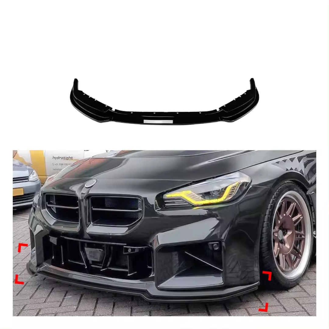 G87 BMW M2 AMP Gloss Black Abs Front Lip