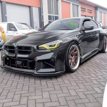G87 BMW M2 AMP Gloss Black Abs Front Lip