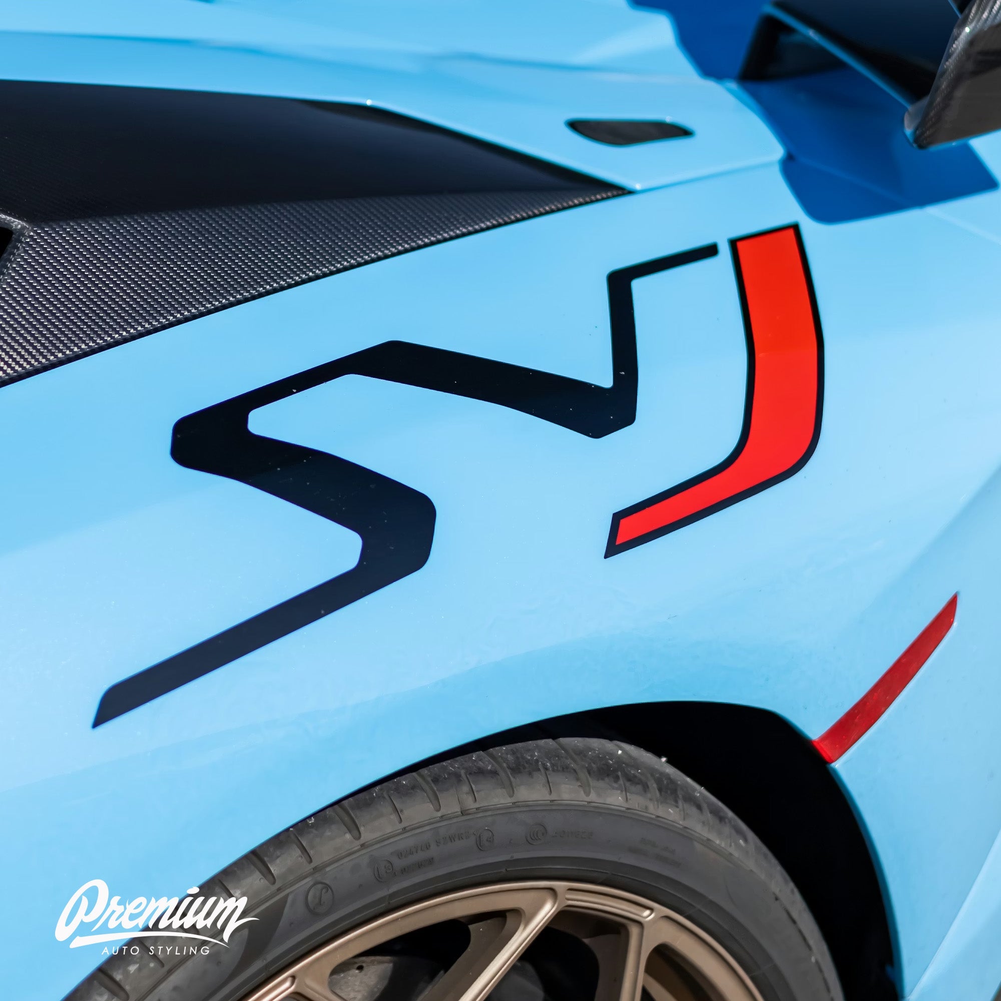 Lamborghini Aventador SVJ Decals – OEM Replica Vinyl Graphics (Pair)