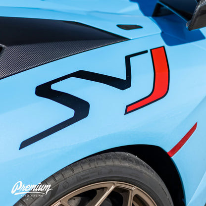 Lamborghini Aventador SVJ Decals – OEM Replica Vinyl Graphics (Pair)