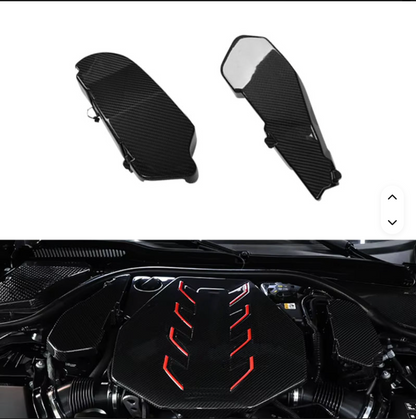 Dry Carbon Battery Terminal Cover for the BMW M5 G90 and G99
