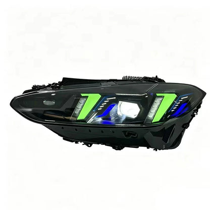 RGB Snake Eye LED headlight detail for BMW G80 G82 G22