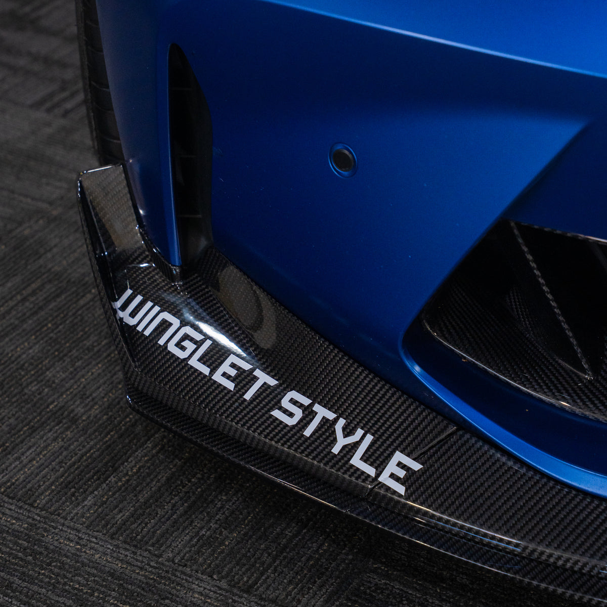 LAB Design G8X M3 M4 Modular Front Lip — Winglet Style