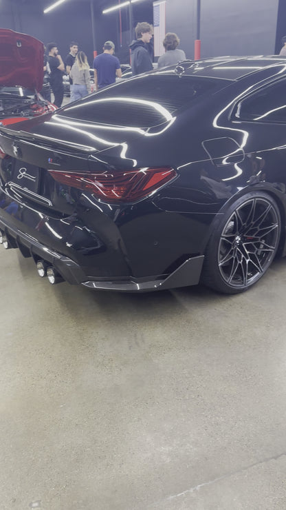 G82 M4 Carbon Rear Bumper Diffuser Sides