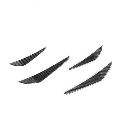 BMW G80 M3 / G82 G83 M4 Dry Carbon Front Side Bumper Canard Trims AC Style Stick on 4 PCS/SET