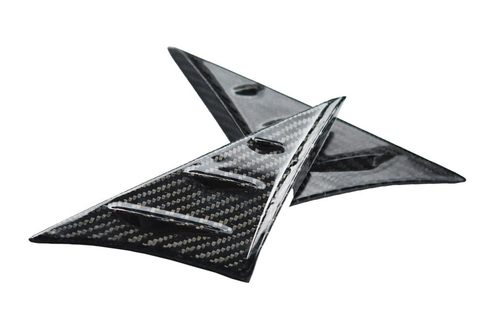 Toyota Supra MKV carbon fiber wind deflectors – view 1
