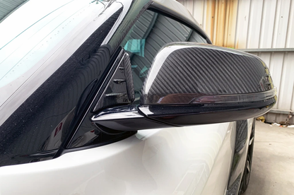 Toyota Supra MKV carbon fiber wind deflectors – view 3