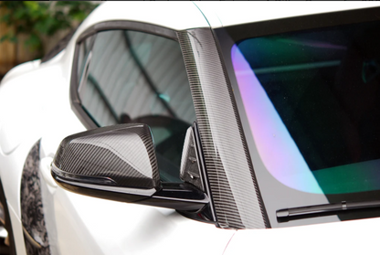 Toyota Supra MKV carbon fiber wind deflectors – view 6