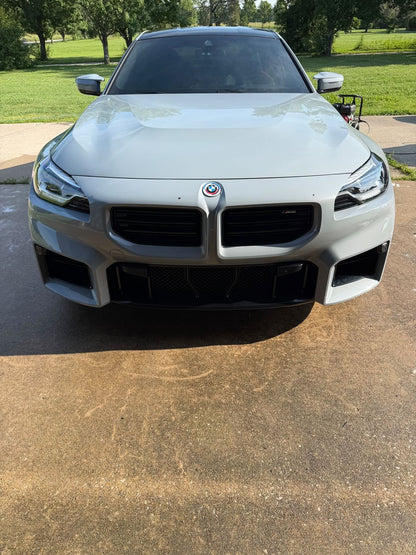 BMW G87 M2 five-piece lower front bumper protective mesh — image 7