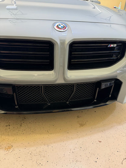 BMW G87 M2 five-piece lower front bumper protective mesh — image 8