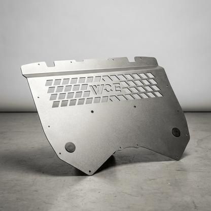 WCE Performance Skid Plates WCE S63TU Metal Oil Cooler Guard Skid Plate - F91 F92 F93 M8