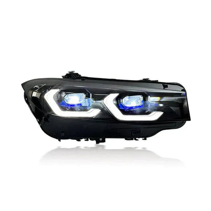 West Coast Euros Lighting G8x Laser Style Color Switching Yellow/White LED Headlights - G20 3 Series (LCI)