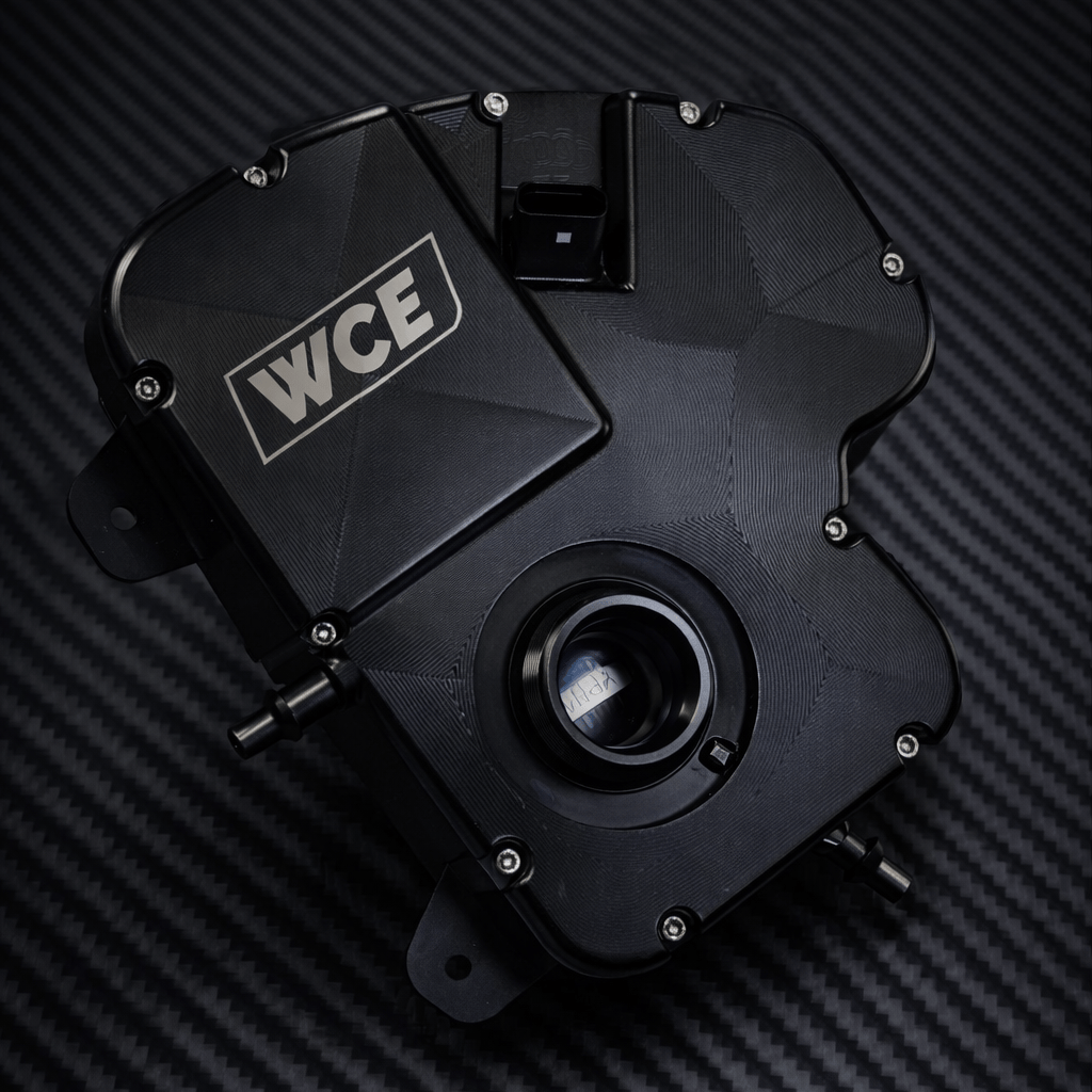 West Coast Euros Performance Black Top Billet WCE S63 TU4 Billet Coolant Reservoir Expansion Tank - F90 M5 / F92 M8