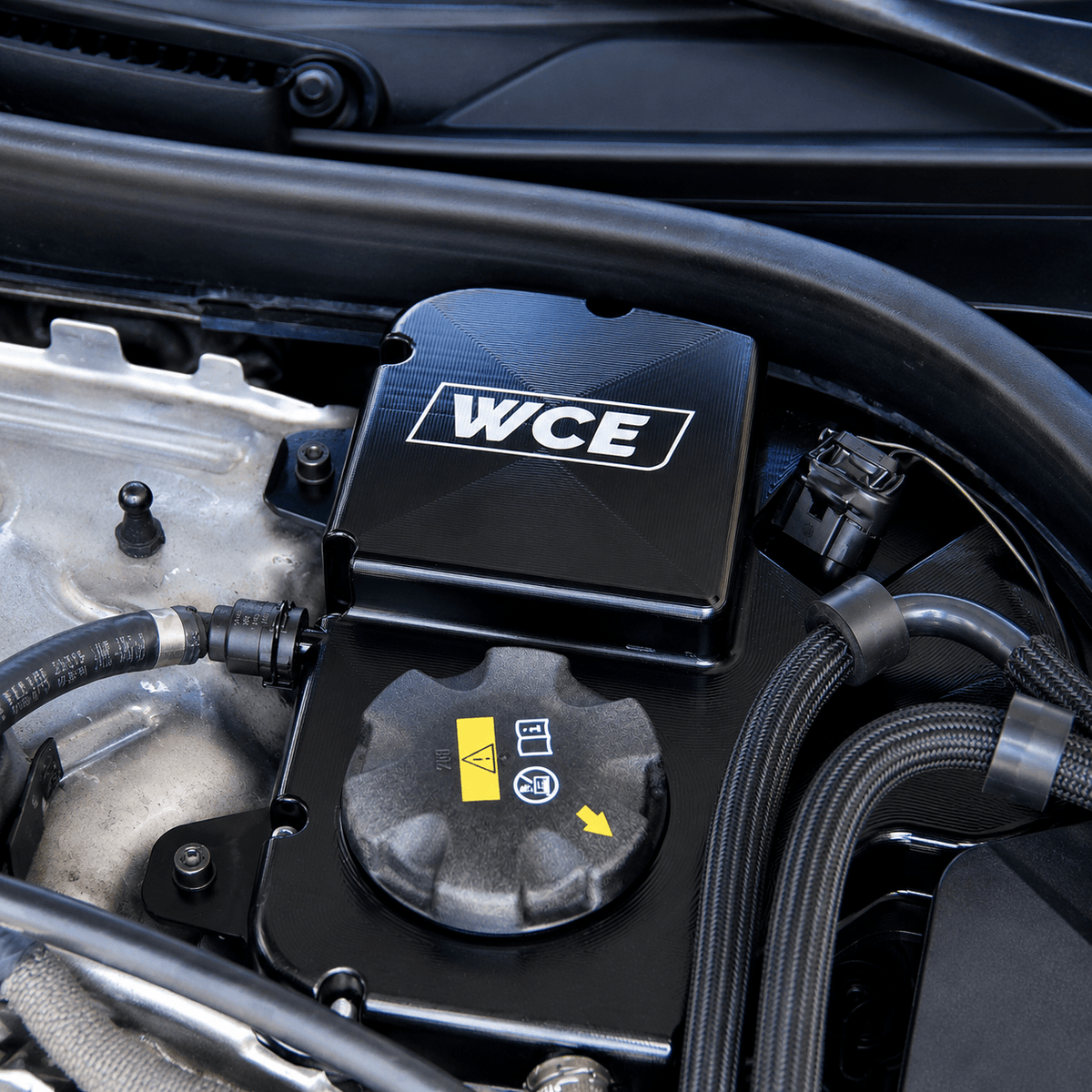 West Coast Euros Performance WCE S63 TU4 Billet Coolant Reservoir Expansion Tank - F90 M5 / F92 M8